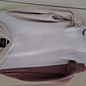 Hollister Sweatshirt Size L- White and Mauve